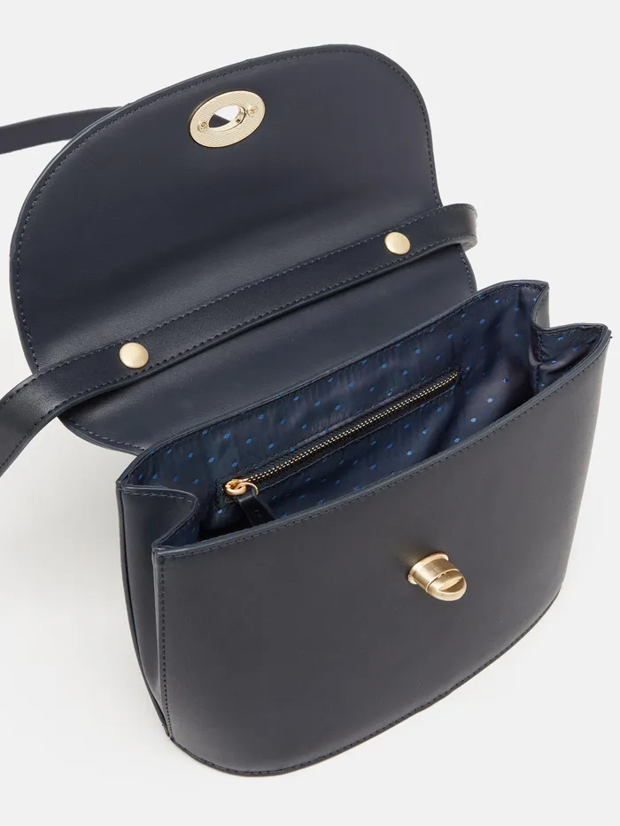 Joules Bags Navy Faux Leather Croc Effect Cross Body Bag 8211 Women