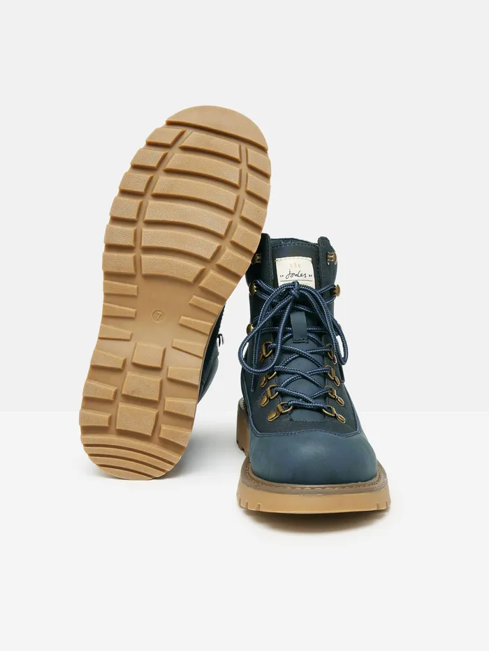 Joules Boots Navy LaceUp Boots 8211 WomenMen