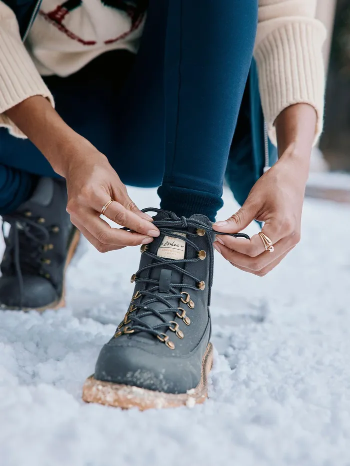 Joules Boots Navy LaceUp Boots 8211 WomenMen