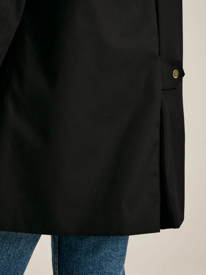 Joules Coats and Jackets Black Waterproof Hooded Raincoat With Cape 8211 Women