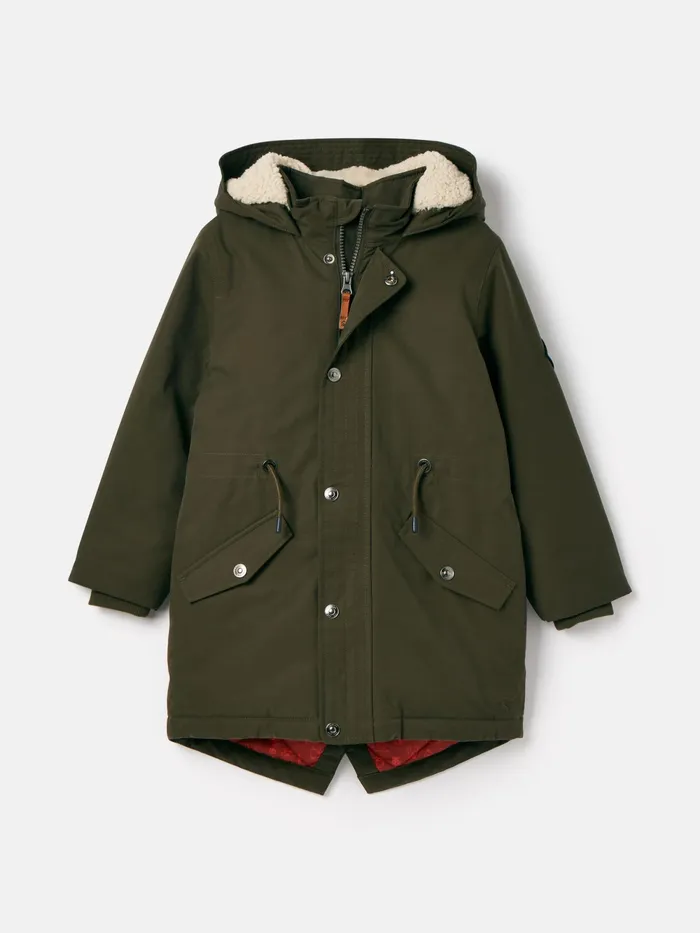 Joules Coats and Jackets Green Waterproof Raincoat 8211 Boys