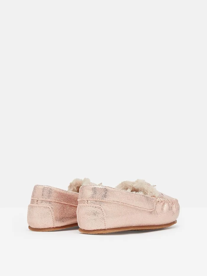 Joules Nightwear Pink Unicorn Slippers 8211 Girls