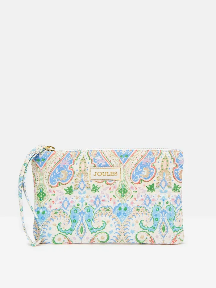 Joules Purses White Paisley Wrist Purse 8211 Women