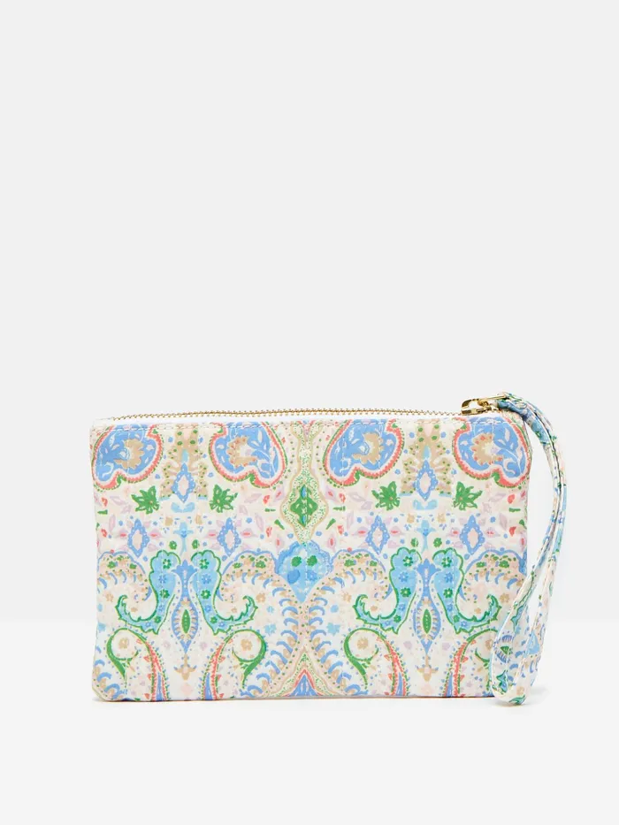 Joules Purses White Paisley Wrist Purse 8211 Women