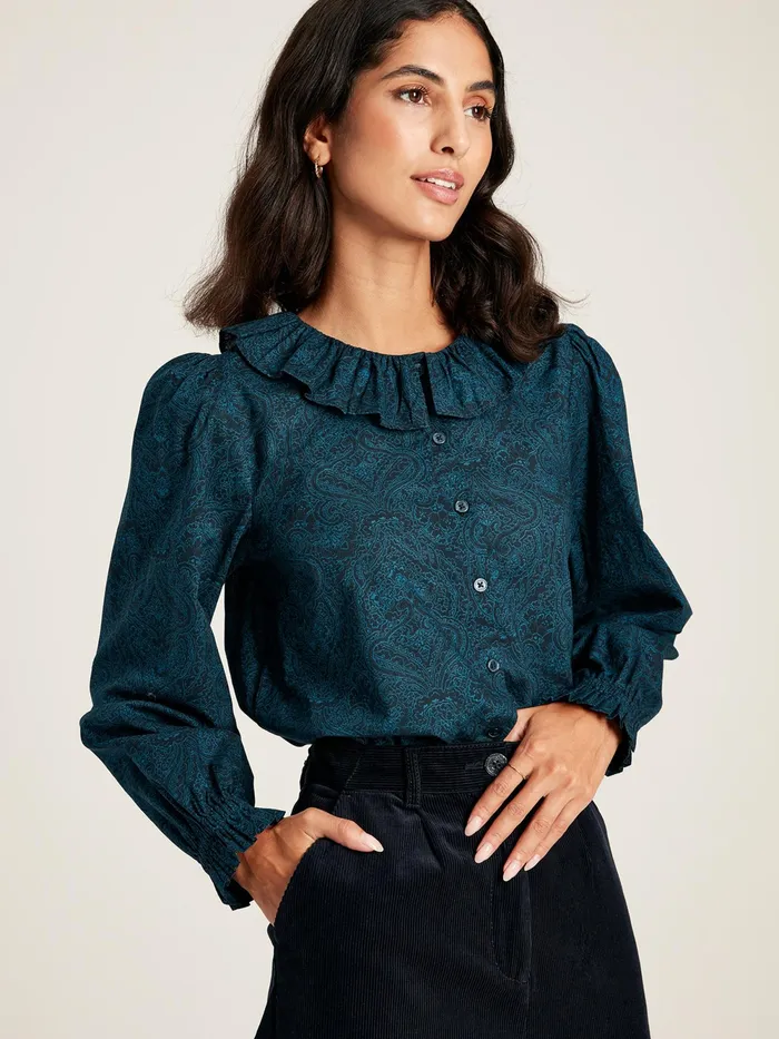 Joules Shirts and Blouses Navy Waterfall Blouse 8211 Women