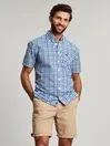 Joules Shirts Blue Short Sleeve Classic Fit Shirt 8211 Men
