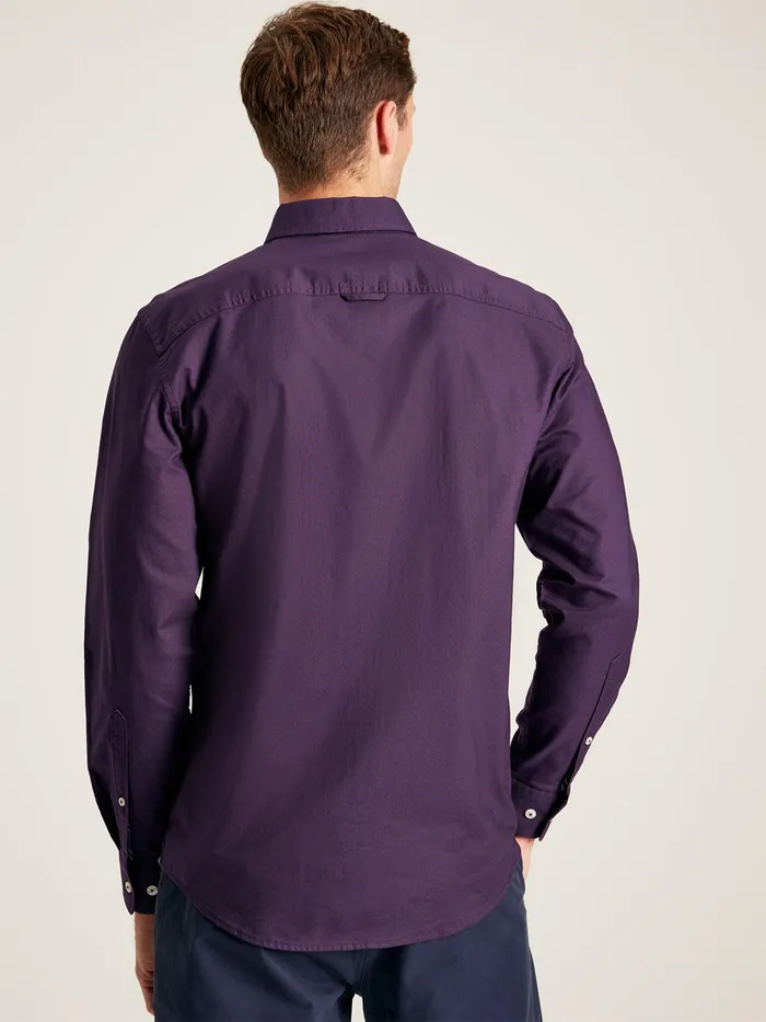 Joules Shirts Purple Long Sleeve Shirt 8211 Men