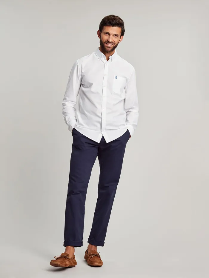 Joules Shirts White Classic Fit Cotton Oxford Shirt 8211 Men