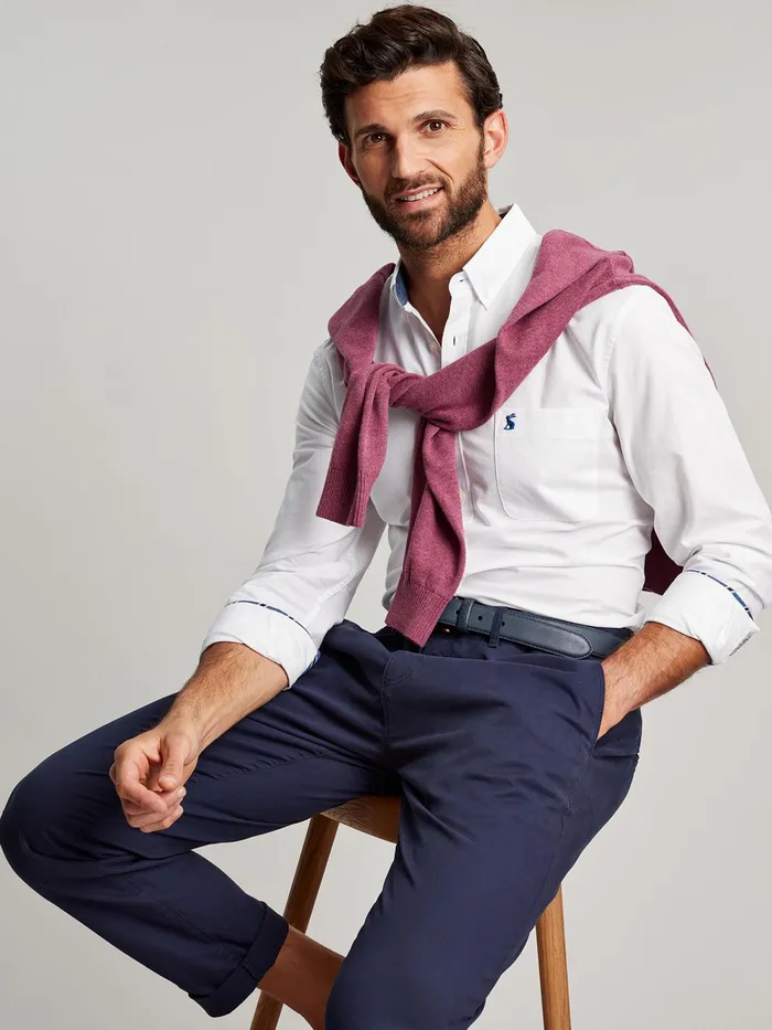 Joules Shirts White Classic Fit Cotton Oxford Shirt 8211 Men