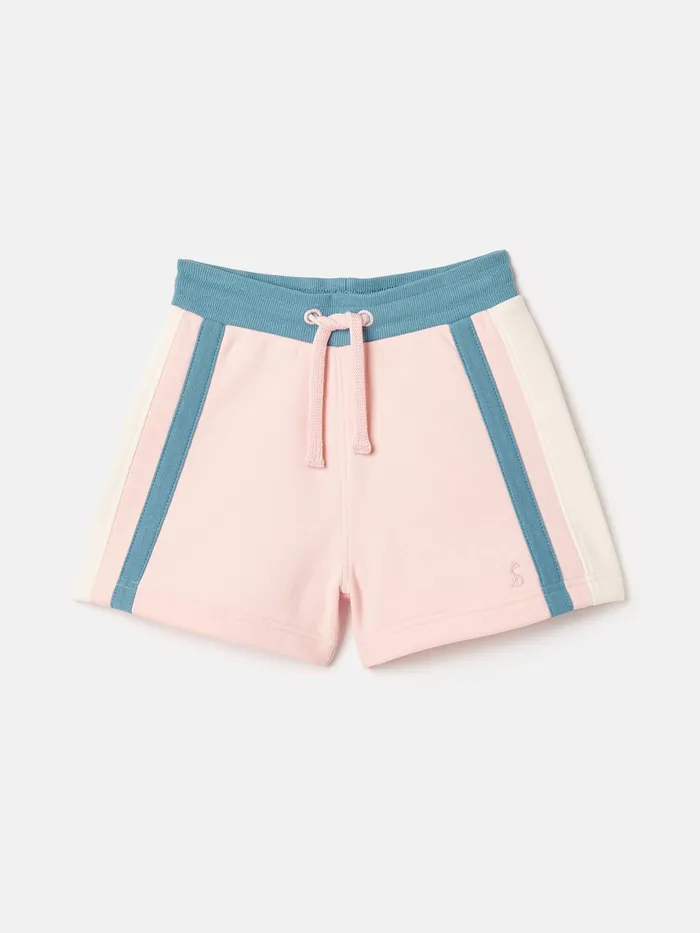 Joules Skirts Pink Colourblock Jersey Shorts 8211 Girls