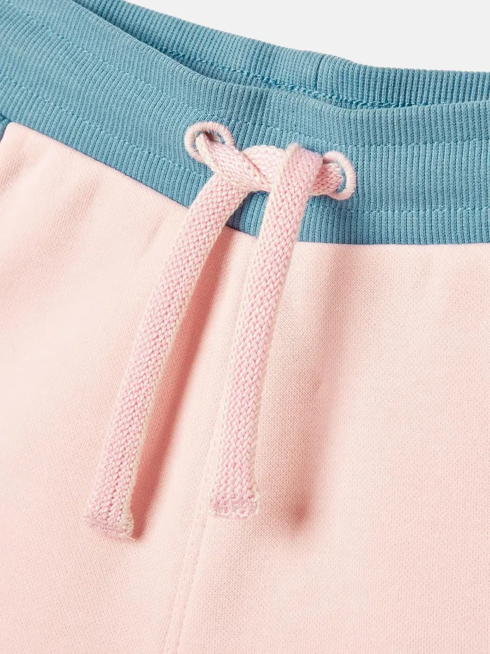 Joules Skirts Pink Colourblock Jersey Shorts 8211 Girls