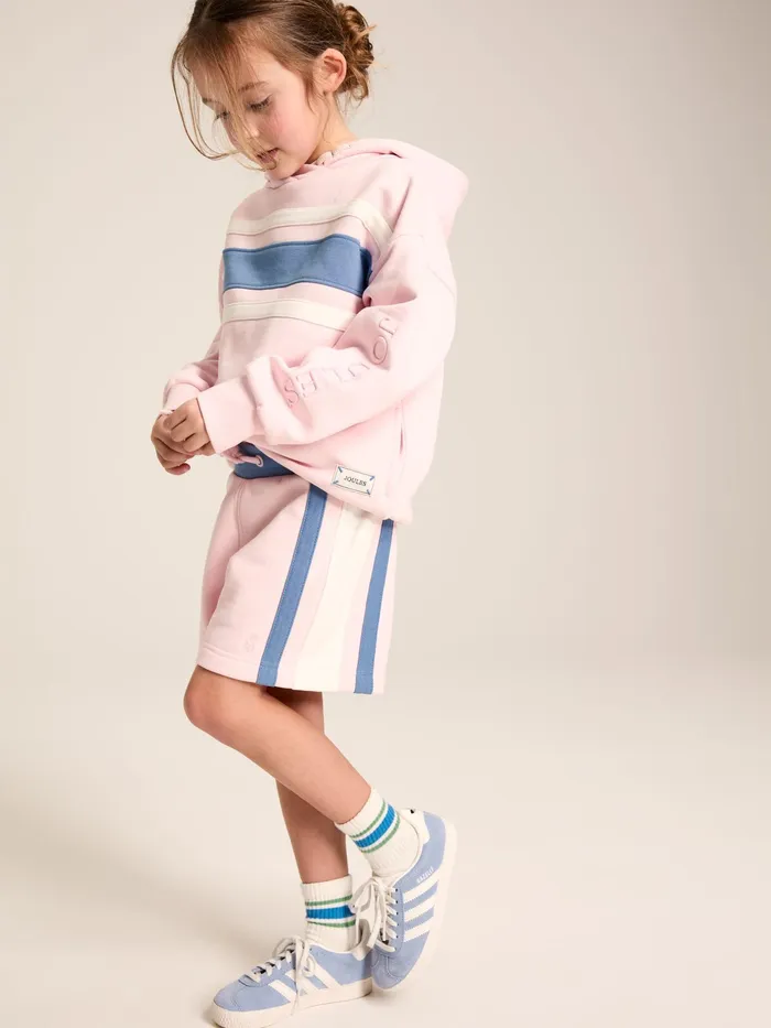 Joules Skirts Pink Colourblock Jersey Shorts 8211 Girls