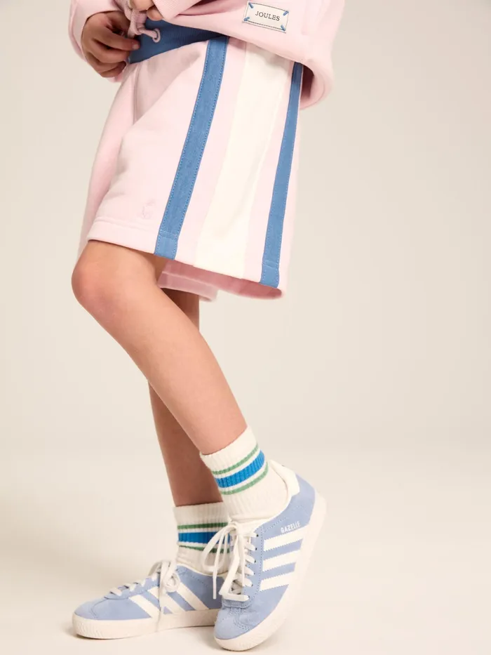 Joules Skirts Pink Colourblock Jersey Shorts 8211 Girls