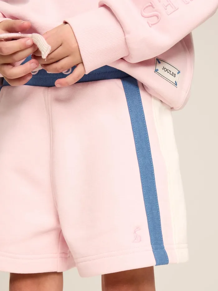 Joules Skirts Pink Colourblock Jersey Shorts 8211 Girls