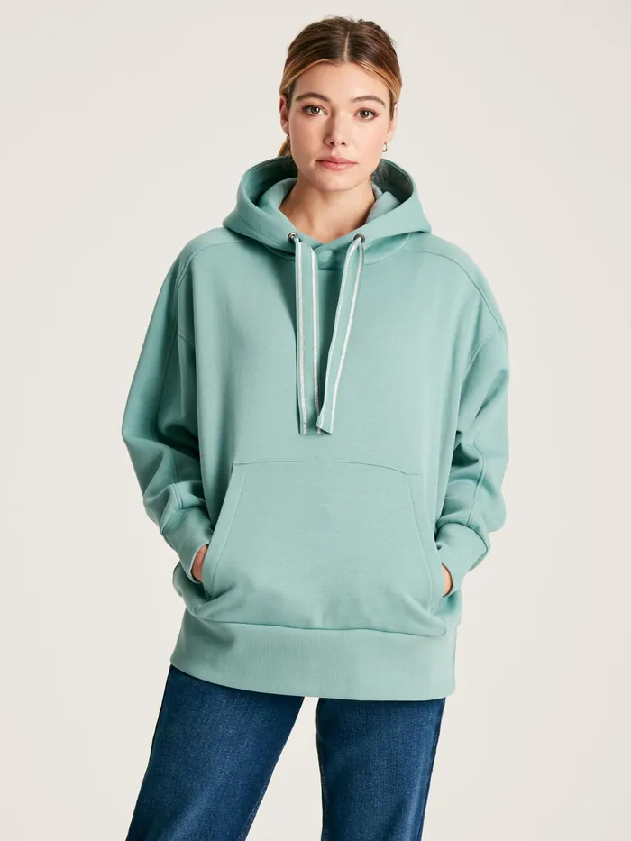 Joules Sweatshirts and Hoodies Blue Oversized Hoodie 8211 Women