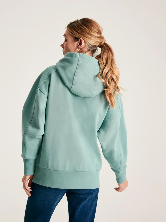 Joules Sweatshirts and Hoodies Blue Oversized Hoodie 8211 Women