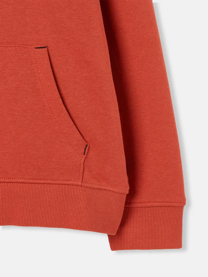 Joules Sweatshirts and Hoodies Orange Hooded Sweatshirt 8211 Boys
