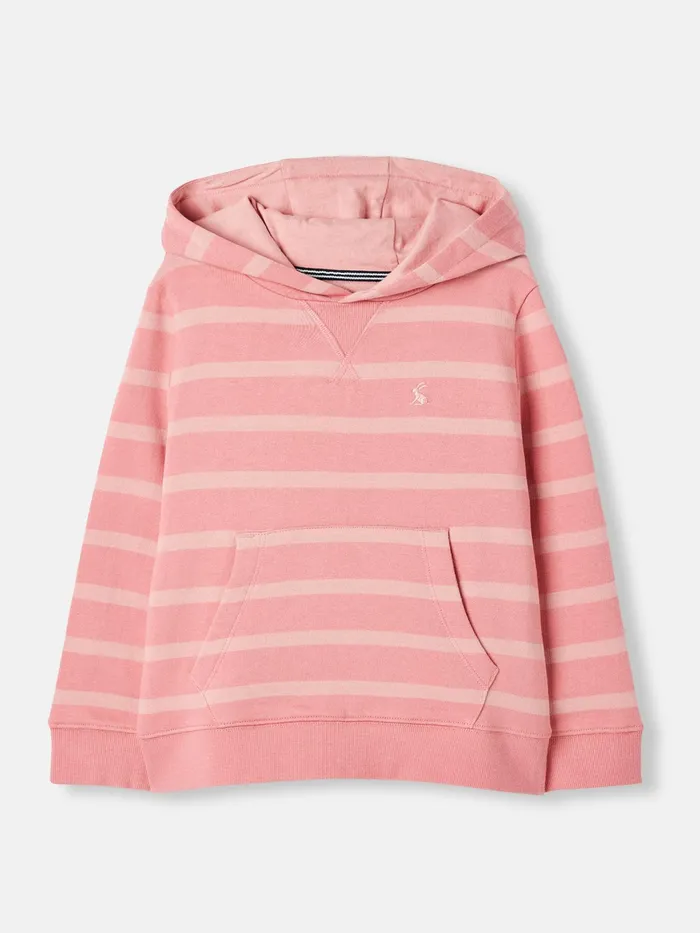 Joules Sweatshirts and Hoodies Pink Striped Hoodie 8211 Girls