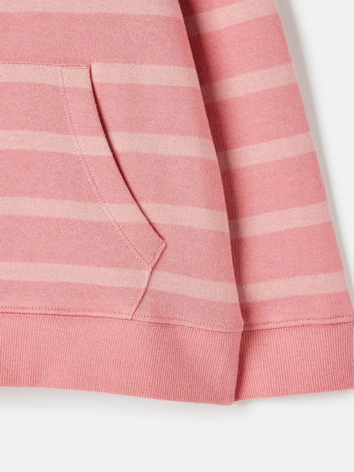 Joules Sweatshirts and Hoodies Pink Striped Hoodie 8211 Girls