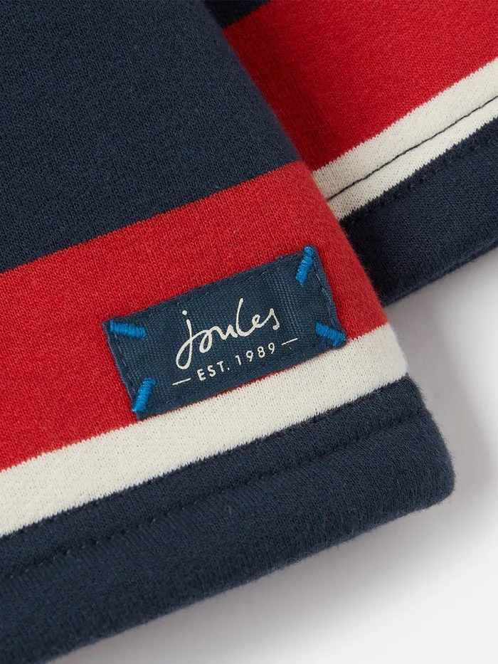 Joules Sweatshirts and Hoodies RedNavy Quarter Zip Sweatshirt With Fleece Lining 8211 Boys
