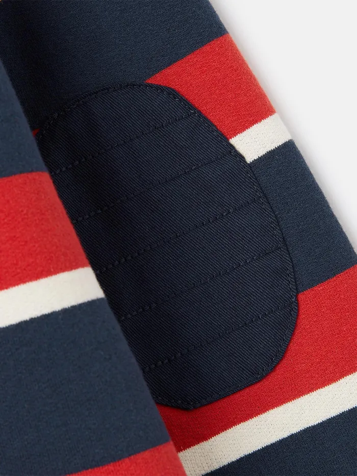 Joules Sweatshirts and Hoodies RedNavy Quarter Zip Sweatshirt With Fleece Lining 8211 Boys