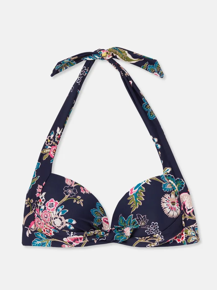 Joules Swimwear and Beachwear Navy Floral Bikini Top 8211 Women