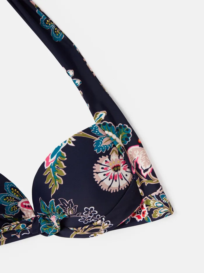Joules Swimwear and Beachwear Navy Floral Bikini Top 8211 Women