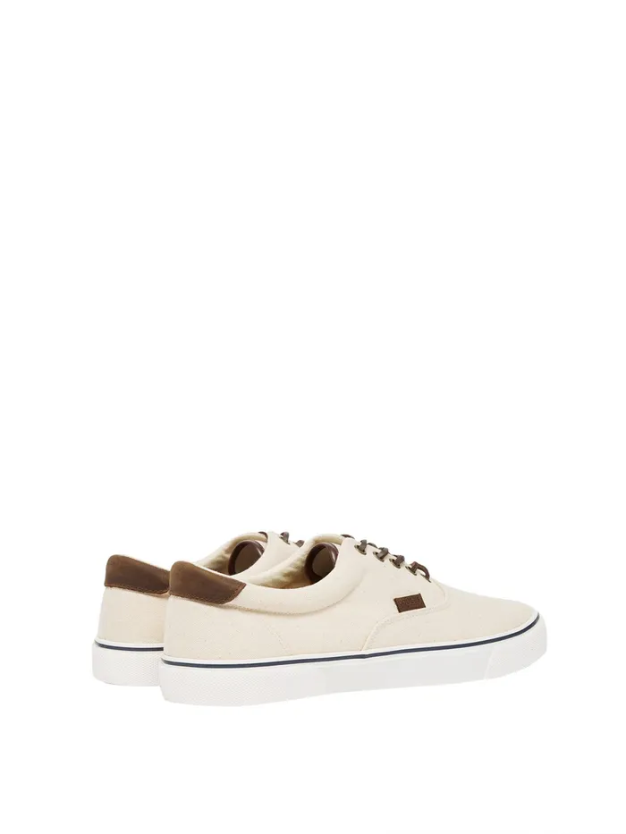 Joules Trainers White Deck Cupsole Canvas Shoes 8211 Men