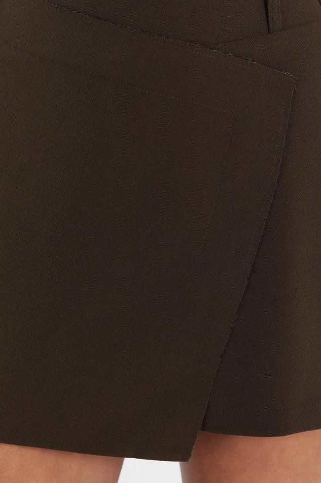 JULIE BITTER CHOC TAILORED SKORT Women DISSH Mini
