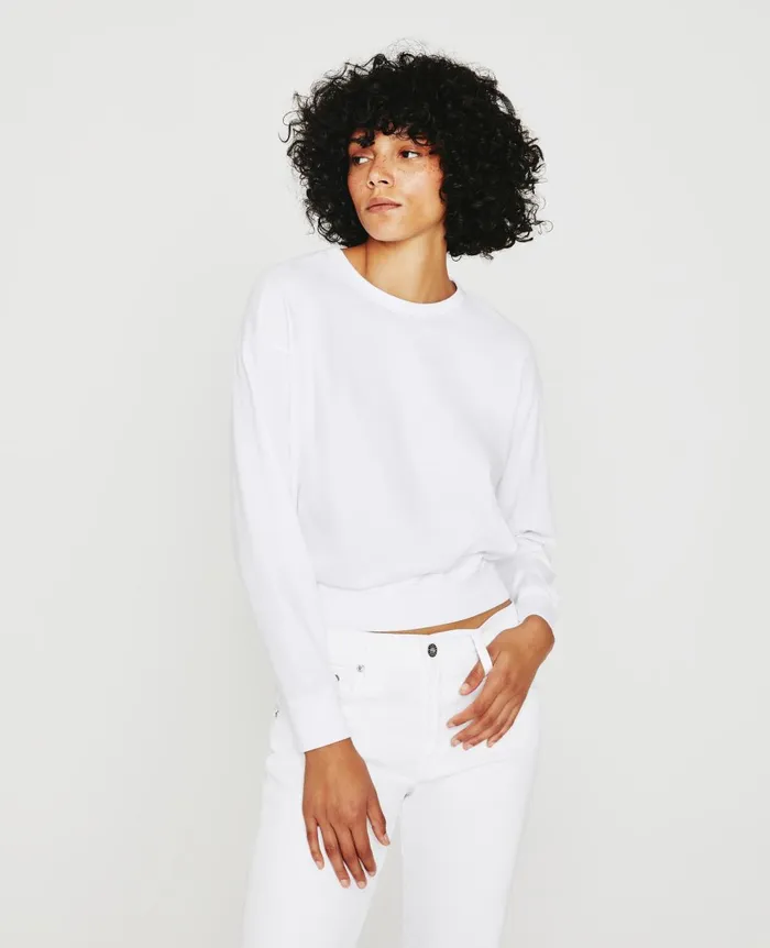 Karter Pullover True White Women AG Jeans Sweatshirts