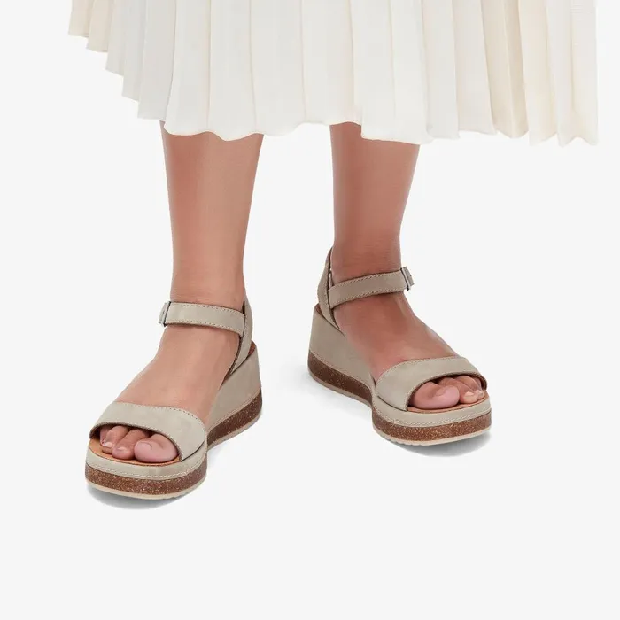 Kassanda Lily Stone Nubuck Women Clarks Sandals and Flip Flops