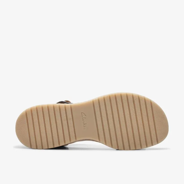 Kassanda Lily Stone Nubuck Women Clarks Sandals and Flip Flops