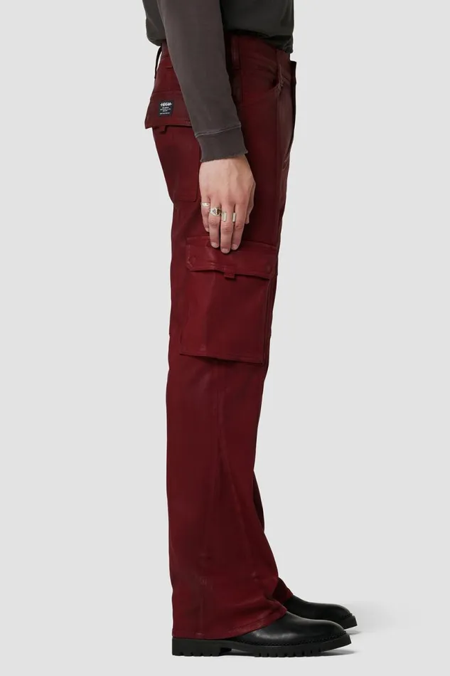 Kick Flare Men Hudson Jeans Walker Cargo Kick Flare Crimson Wax Kick Flare Men Hudson Jeans Walker Cargo Kick Flare Crimson Wax