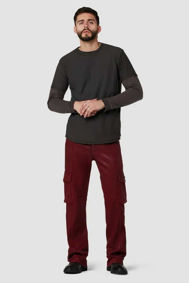 Kick Flare Men Hudson Jeans Walker Cargo Kick Flare Crimson Wax Kick Flare Men Hudson Jeans Walker Cargo Kick Flare Crimson Wax