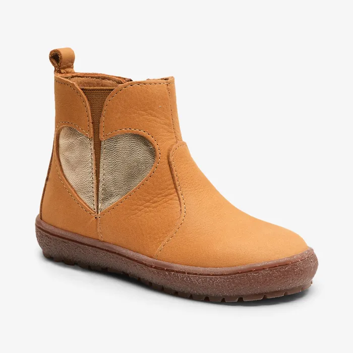 KIDS Boots bisgaardshoes emilie cognac Brown