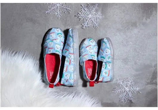 Kids KidsTiny Alpargata Snowglobes Toddler Shoe Snowglobes Glow TOMS Alpargatas
