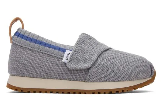 Kids KidsTiny Resident Grey Heritage Canvas Toddler Sneaker Shadow TOMS Sneakers