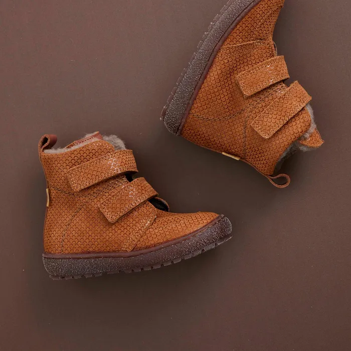 KIDS storm tex hazel Brown Boots bisgaardshoes
