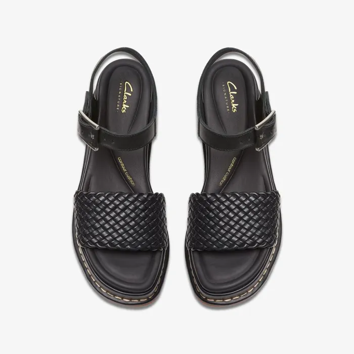 Kimmei Bay Black Women Clarks Wedges