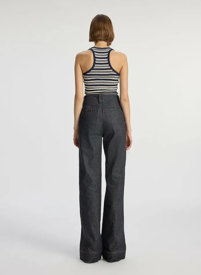 Knitwear Women ALC Simon Raw Denim Jean Raw Denim Knitwear Women ALC Simon Raw Denim Jean Raw Denim