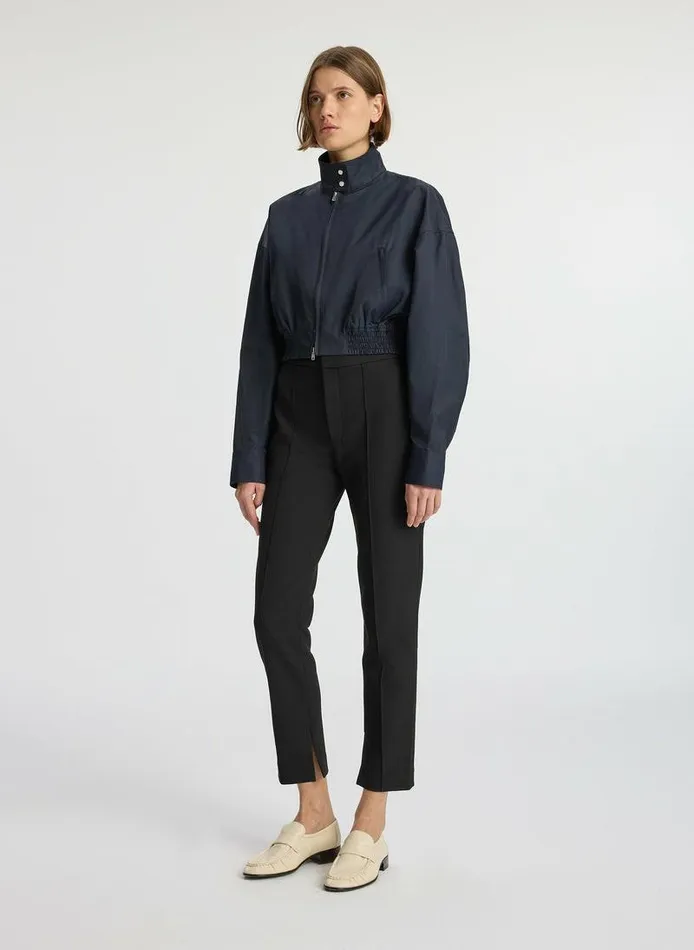 Knitwear Women ALC Trent Stretch Tailored Ankle Pant Black Knitwear Women ALC Trent Stretch Tailored Ankle Pant Black
