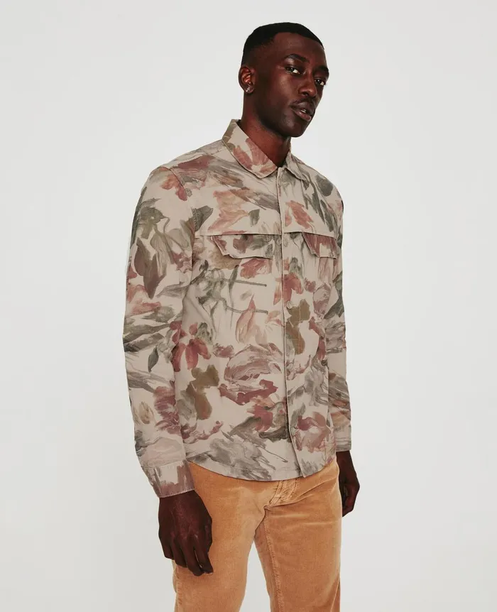 Lance Fatigue Garden Camo Neutral Multi Men AG Jeans Jackets