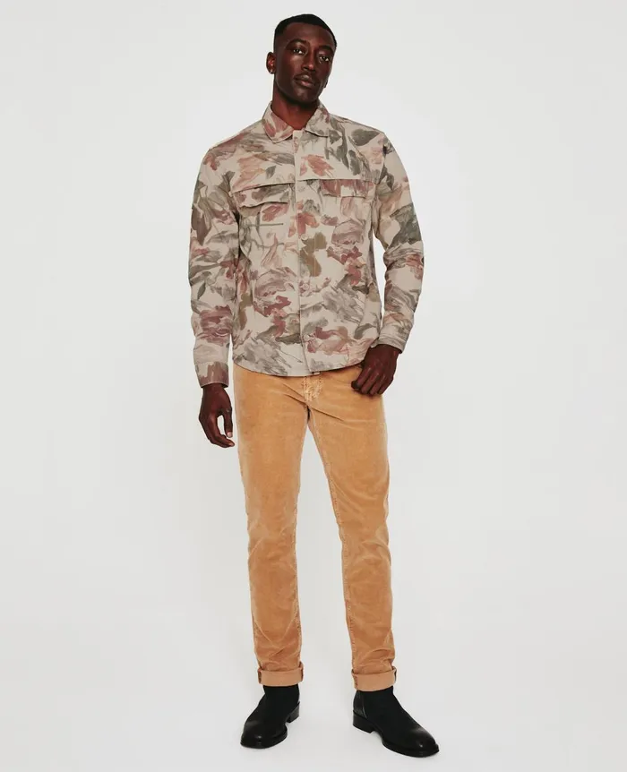 Lance Fatigue Garden Camo Neutral Multi Men AG Jeans Jackets Lance Fatigue Garden Camo Neutral Multi Men AG Jeans Jackets