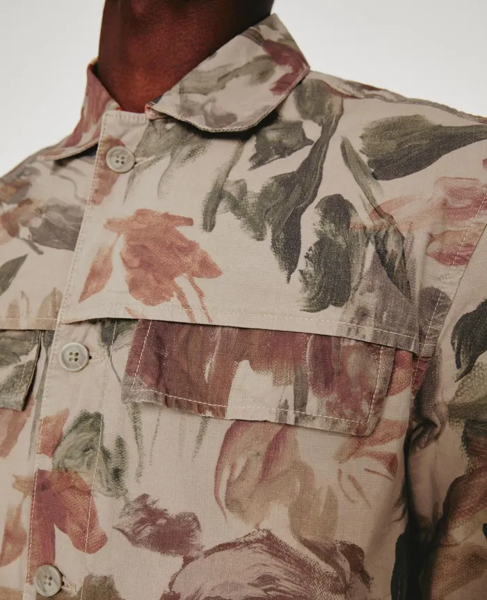 Lance Fatigue Garden Camo Neutral Multi Men AG Jeans Jackets Lance Fatigue Garden Camo Neutral Multi Men AG Jeans Jackets
