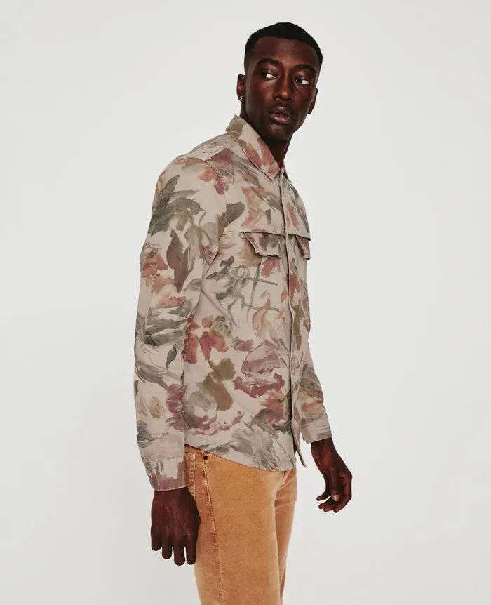 Lance Fatigue Garden Camo Neutral Multi Men AG Jeans Jackets Lance Fatigue Garden Camo Neutral Multi Men AG Jeans Jackets