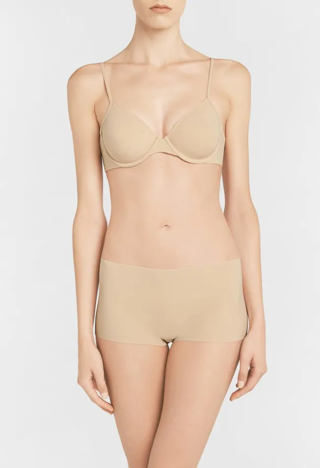 Lattecoloured Underwired Nonpadded Bra Lingerie La Perla Tshirt