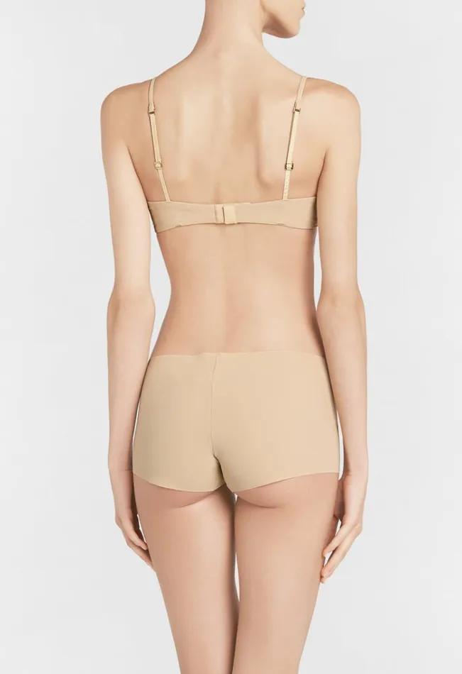 Lattecoloured Underwired Nonpadded Bra Lingerie La Perla Tshirt