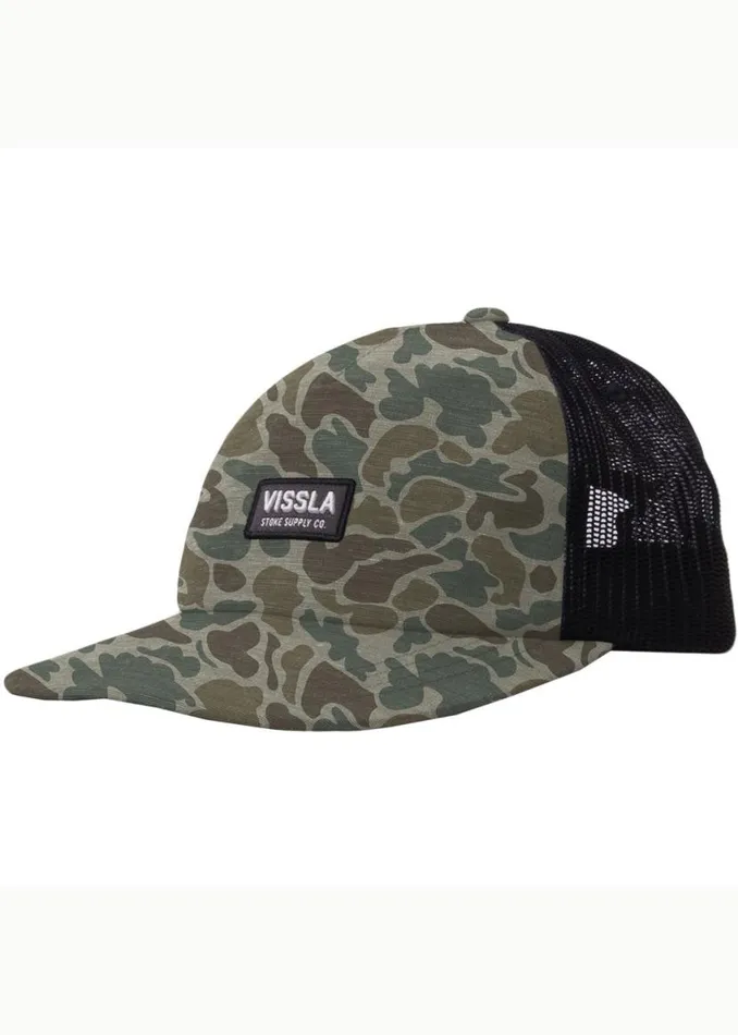 Lay Day Eco Trucker II Hat Camo Men Vissla Accessories