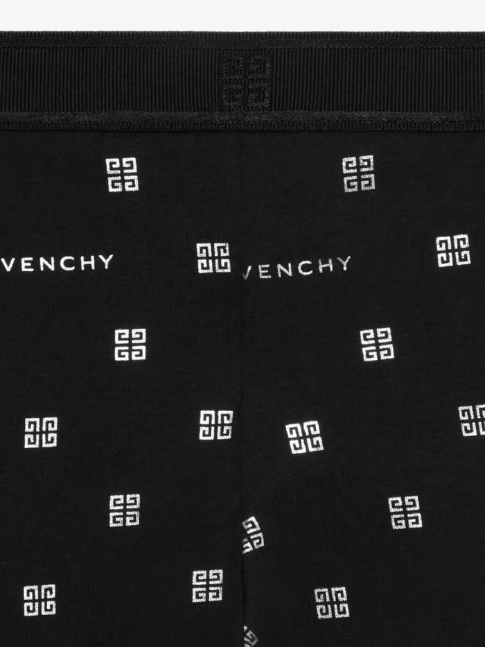 Leggings In 4g Jersey Blacksilvery Kids Givenchy