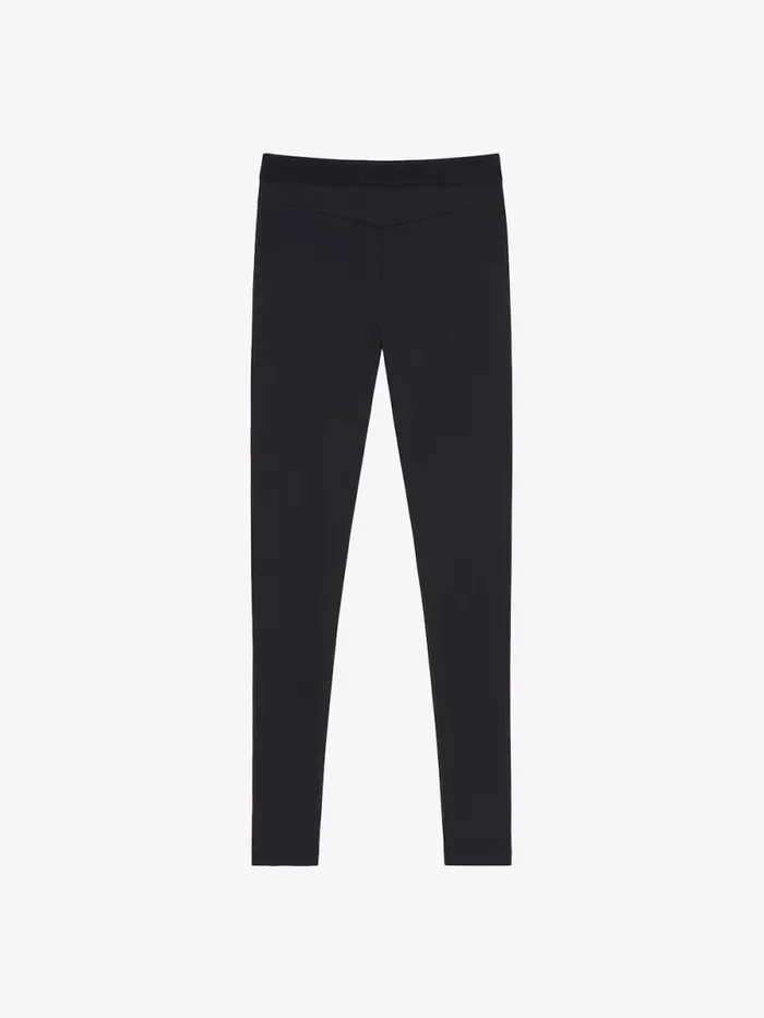 Leggings In Jersey With Waistband Black Women Givenchy Pants and Shorts